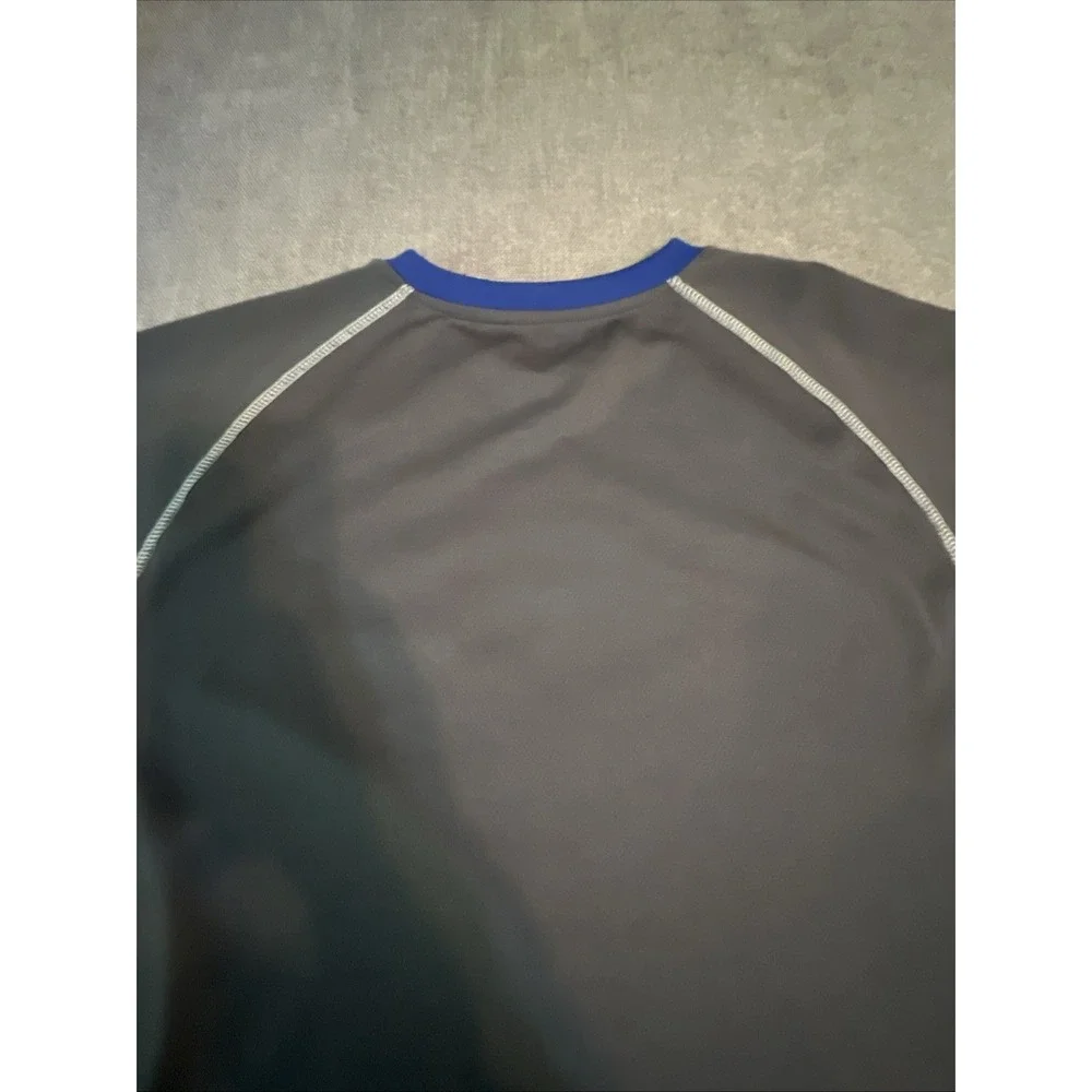 Chicago Cubs Jersey Mens M Gray Blue Dynasty MLB Baseball‎ Logo Athletic Team